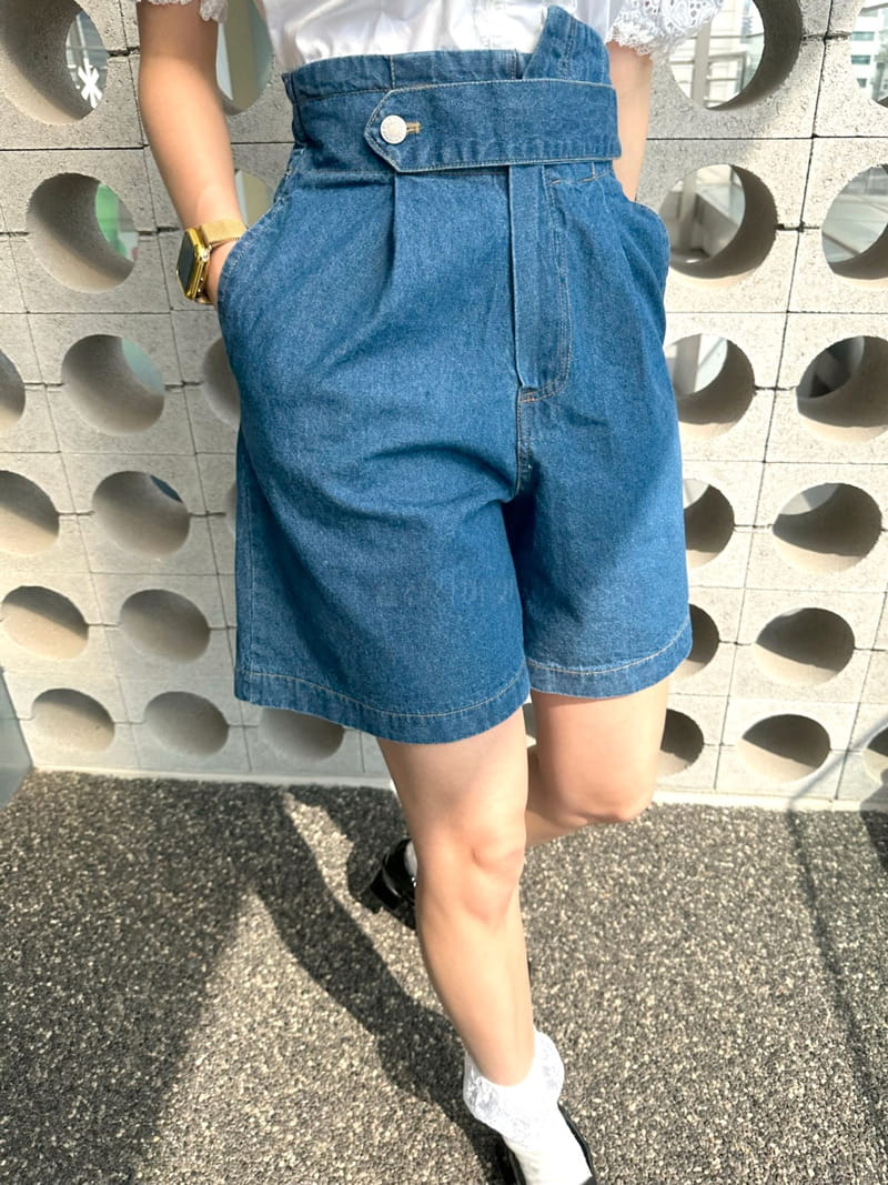 Bwithu - Korean Women Fashion - #womensfashion - Denim Shorts - 9