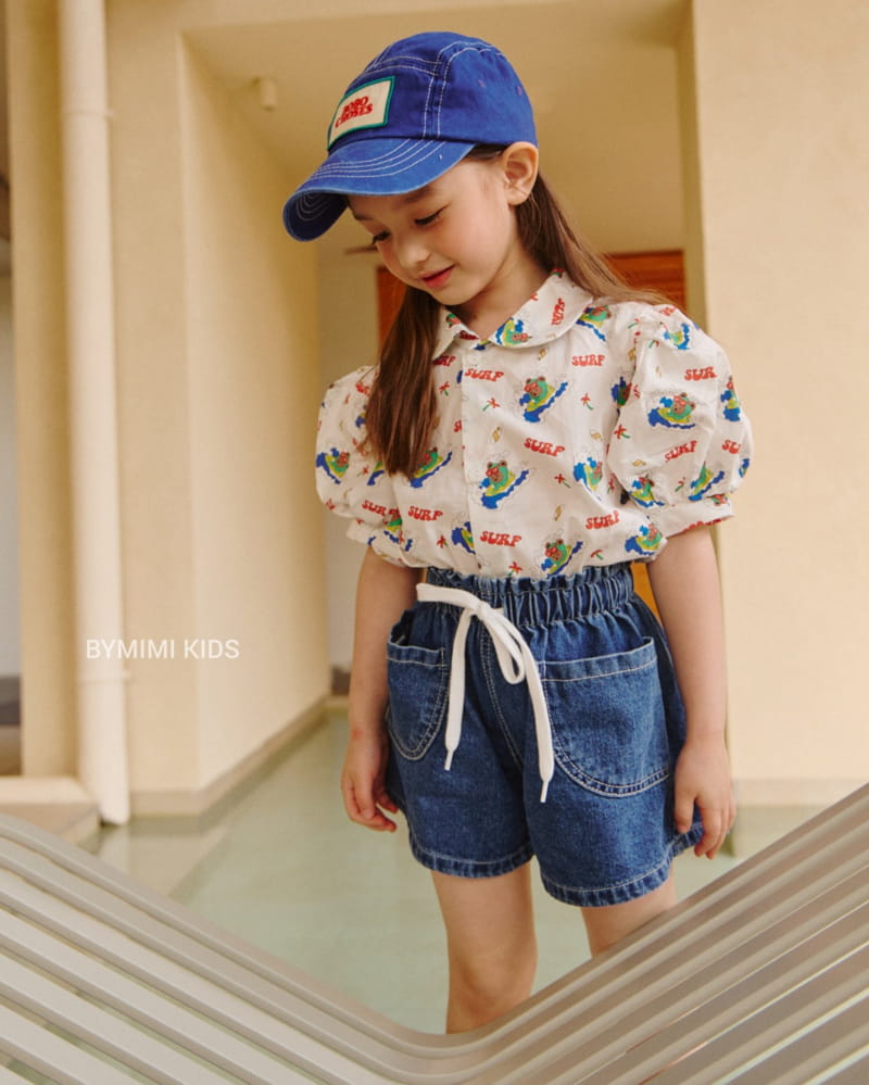 Bymimi - Korean Children Fashion - #Kfashion4kids - Surfing Puff Blouse - 8