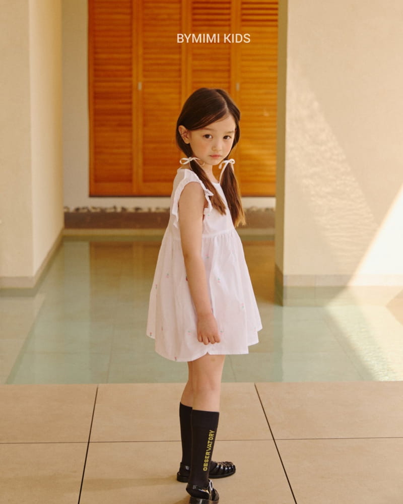 Bymimi - Korean Children Fashion - #childofig - Ang Embrodiery One-piece - 6