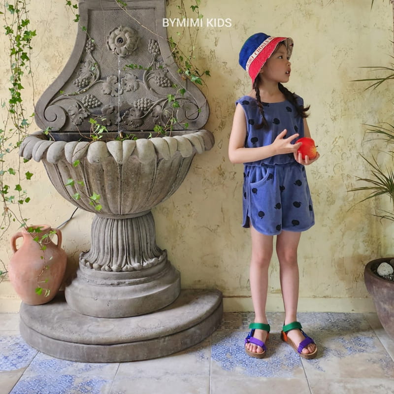 Bymimi - Korean Children Fashion - #designkidswear - Apple Terry Shorts - 11