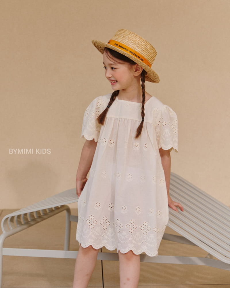 Bymimi - Korean Children Fashion - #childrensboutique - Bally Lace One-piece - 4
