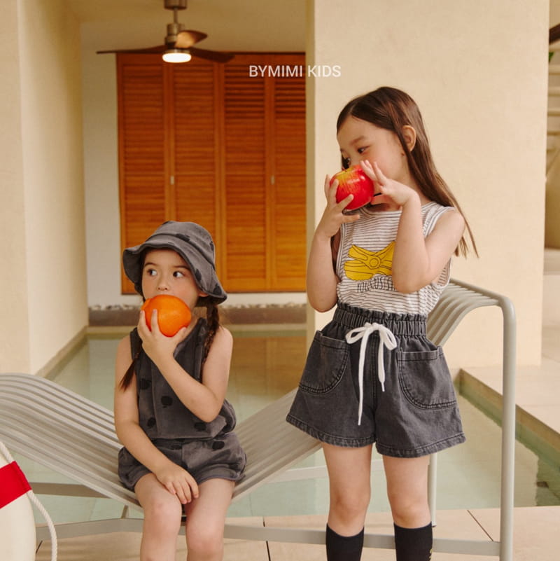 Bymimi - Korean Children Fashion - #discoveringself - Apple Terry Sleeveless - 11