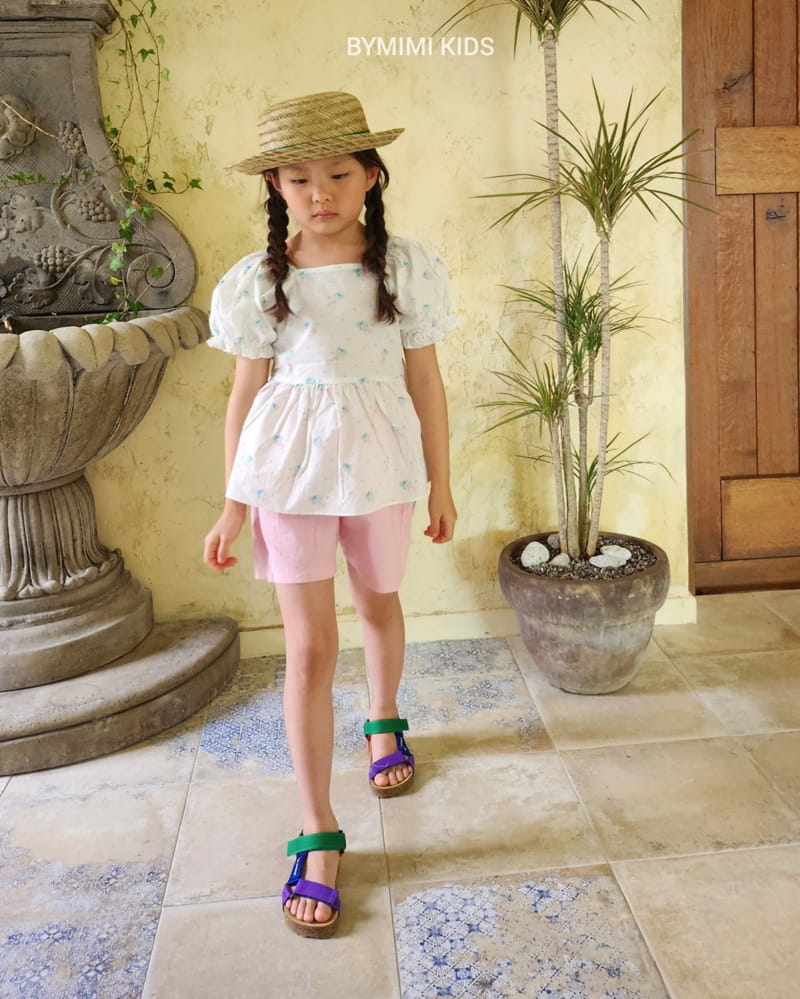 Bymimi - Korean Children Fashion - #discoveringself - Linen Shorts