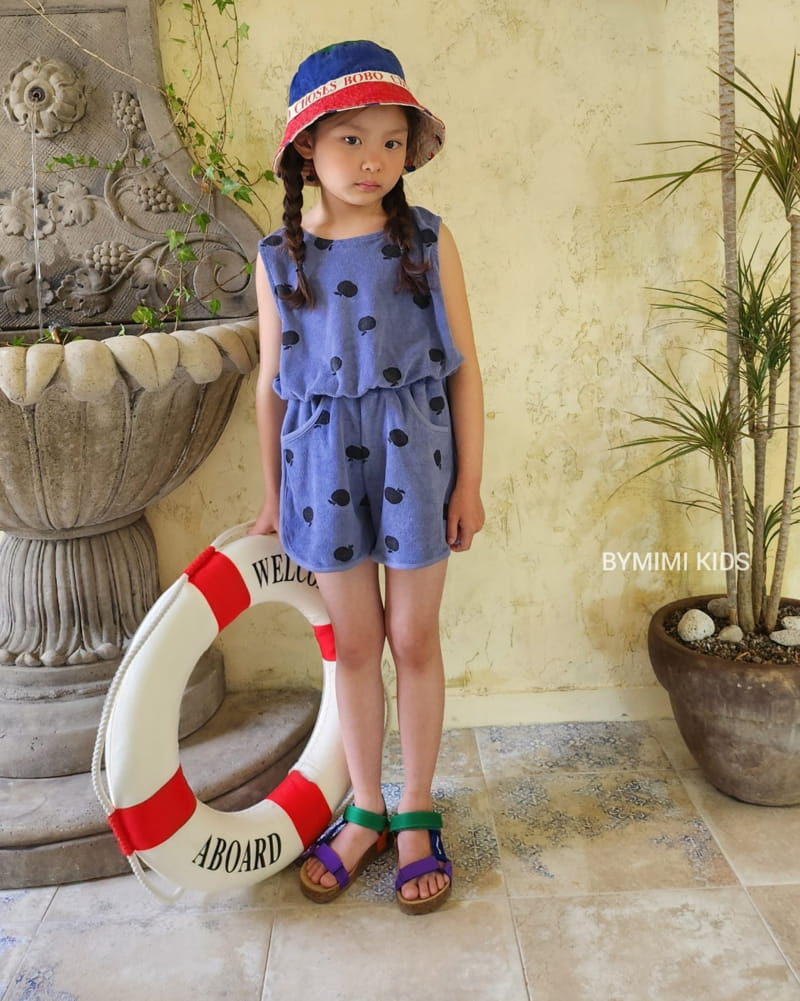 Bymimi - Korean Children Fashion - #fashionkids - Apple Terry Sleeveless - 12