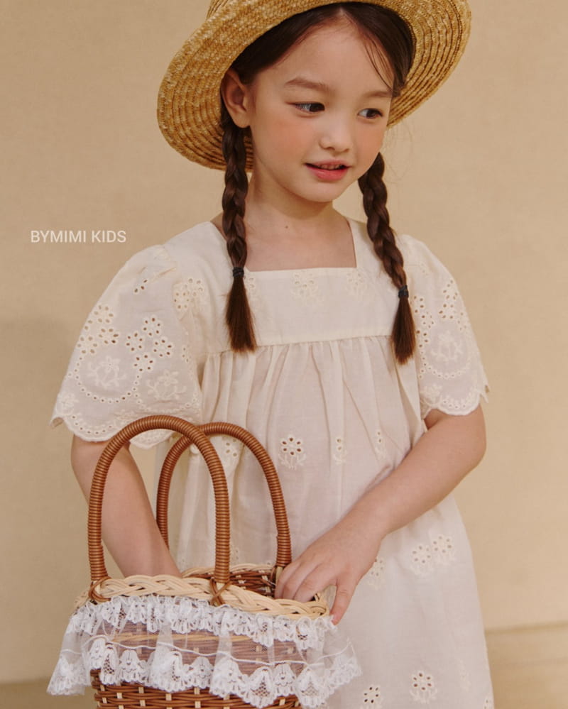 Bymimi - Korean Children Fashion - #kidsshorts - Bally Lace One-piece - 7