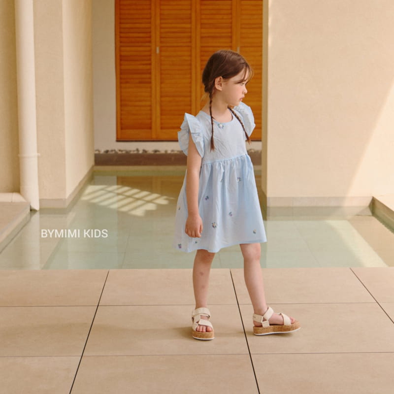 Bymimi - Korean Children Fashion - #kidsstore - Ang Embrodiery One-piece - 12
