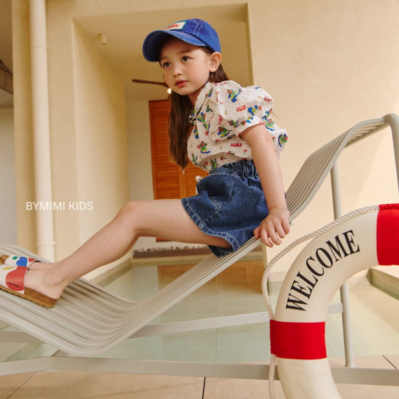 Bymimi - Korean Children Fashion - #kidzfashiontrend - Surfing Puff Blouse - 7