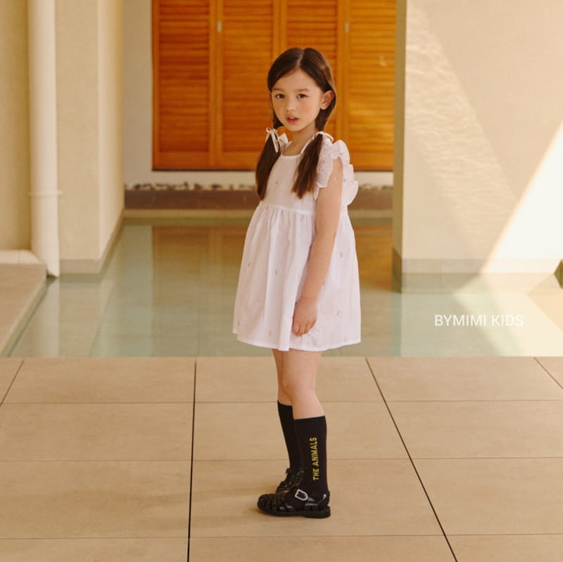 Bymimi - Korean Children Fashion - #littlefashionista - Ang Embrodiery One-piece