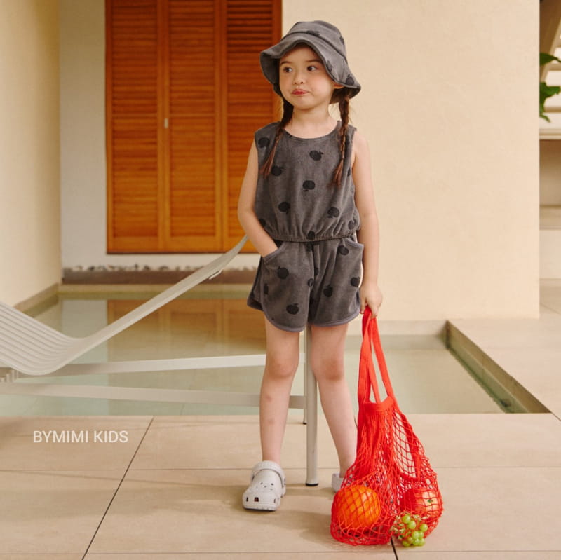 Bymimi - Korean Children Fashion - #minifashionista - Apple Terry Sleeveless - 3