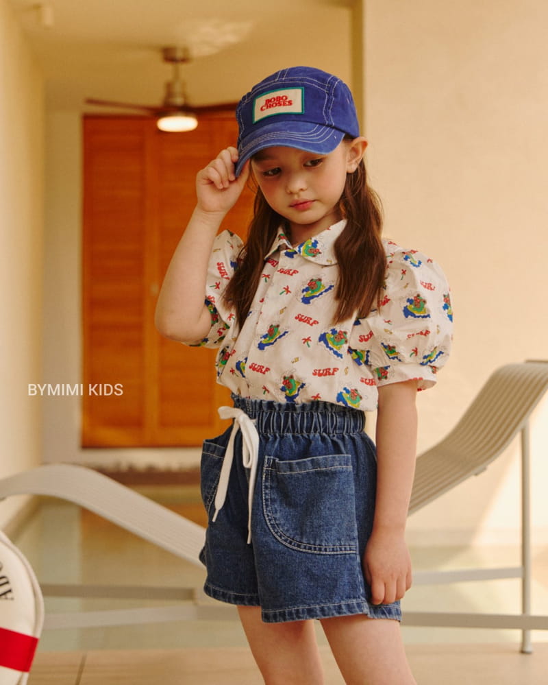 Bymimi - Korean Children Fashion - #minifashionista - Surfing Puff Blouse - 11
