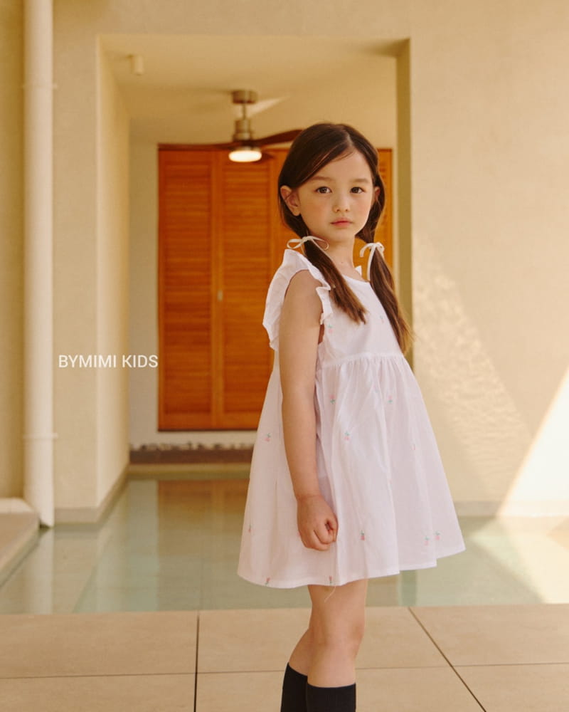 Bymimi - Korean Children Fashion - #minifashionista - Ang Embrodiery One-piece - 3