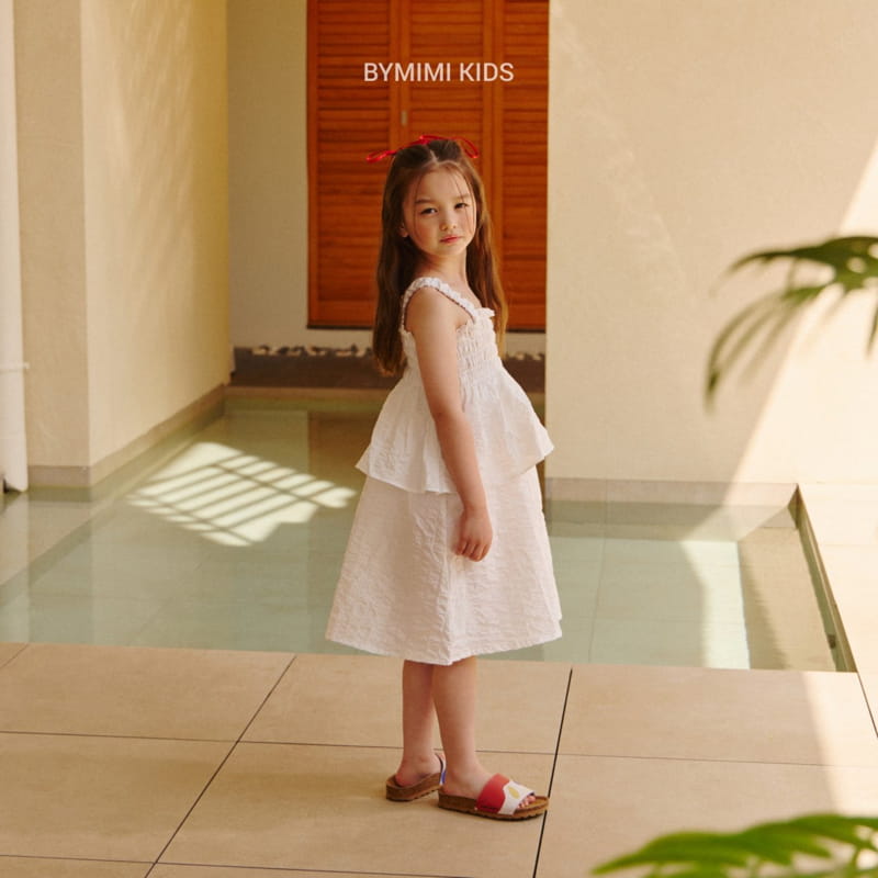 Bymimi - Korean Children Fashion - #minifashionista - Wave One-piece - 2