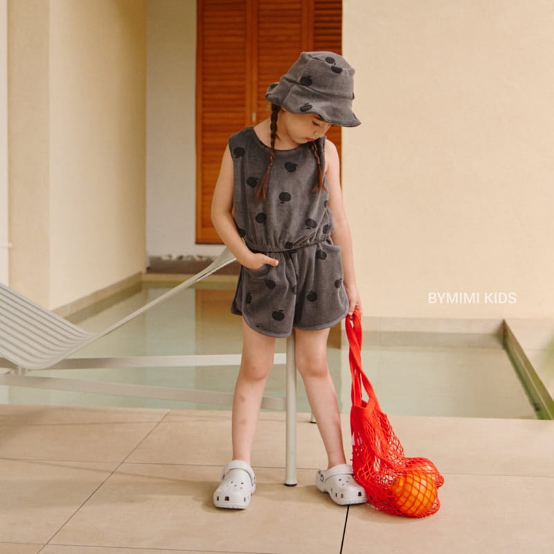 Bymimi - Korean Children Fashion - #minifashionista - Apple Terry Sleeveless - 4
