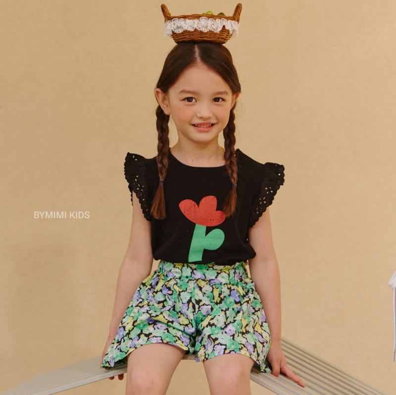 Bymimi - Korean Children Fashion - #prettylittlegirls - Lace Sleeveless - 2