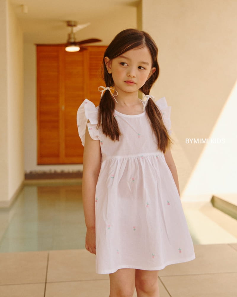 Bymimi - Korean Children Fashion - #minifashionista - Ang Embrodiery One-piece - 4