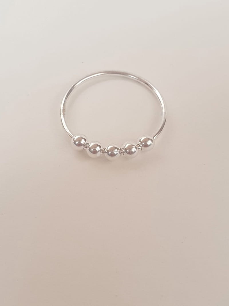 Cabinet - Korean Women Fashion - #momslook - Silver (Silver)5 Ring