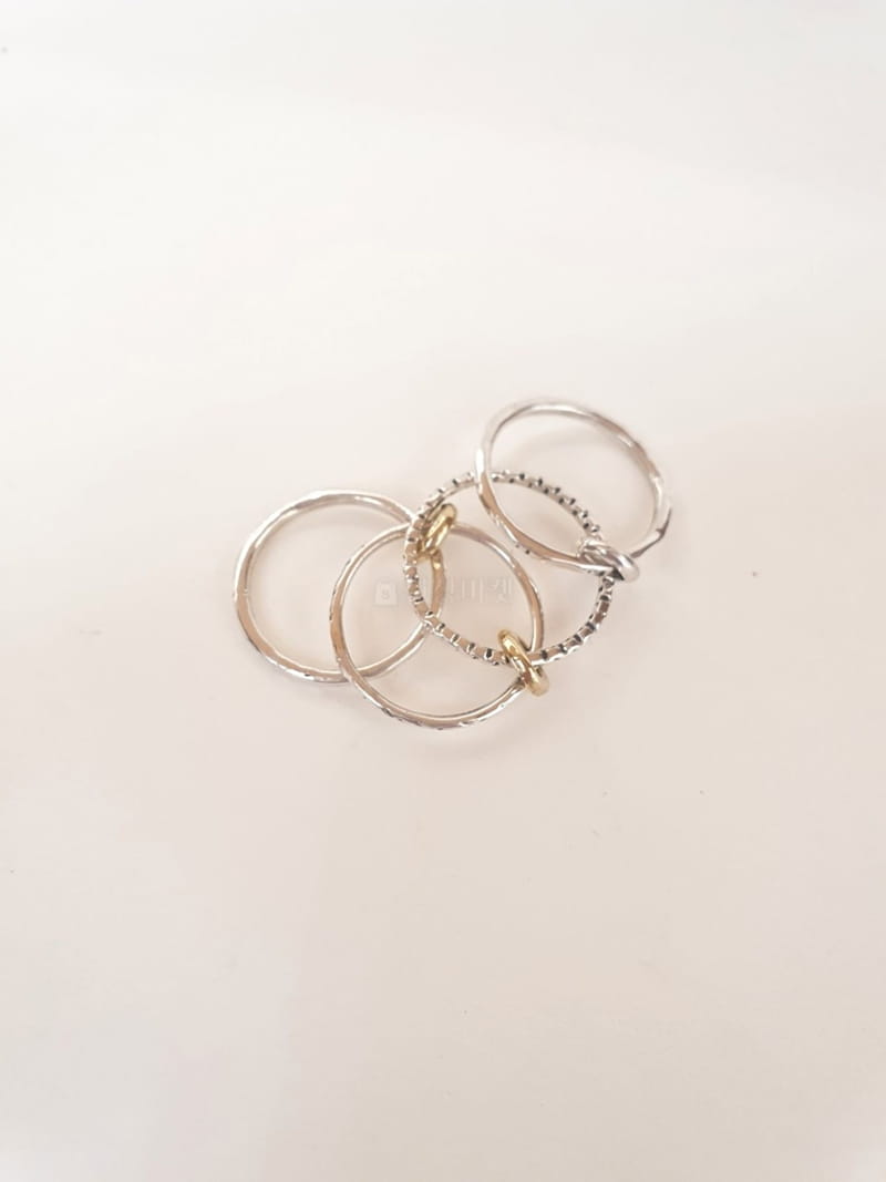 Cabinet - Korean Women Fashion - #momslook - Silver 25~28 Handmade Ring