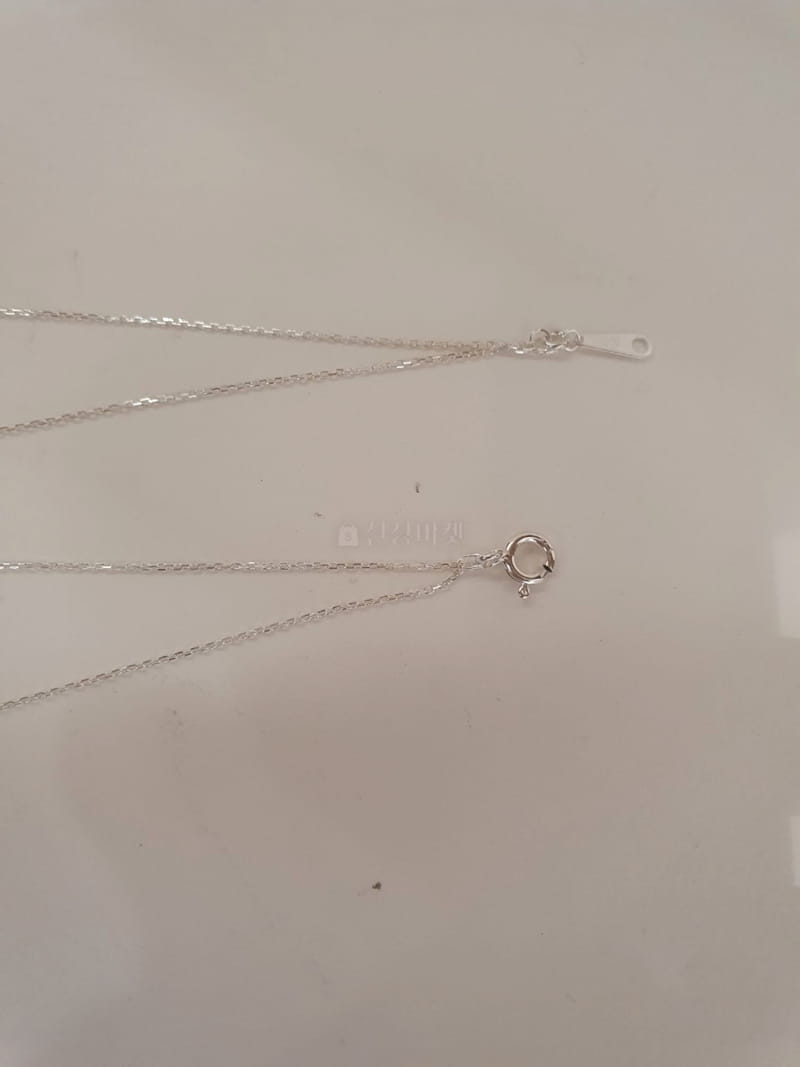 Cabinet - Korean Women Fashion - #restrostyle - Silver (Silver) Two Stripes Heart  Pearl Necklace - 2