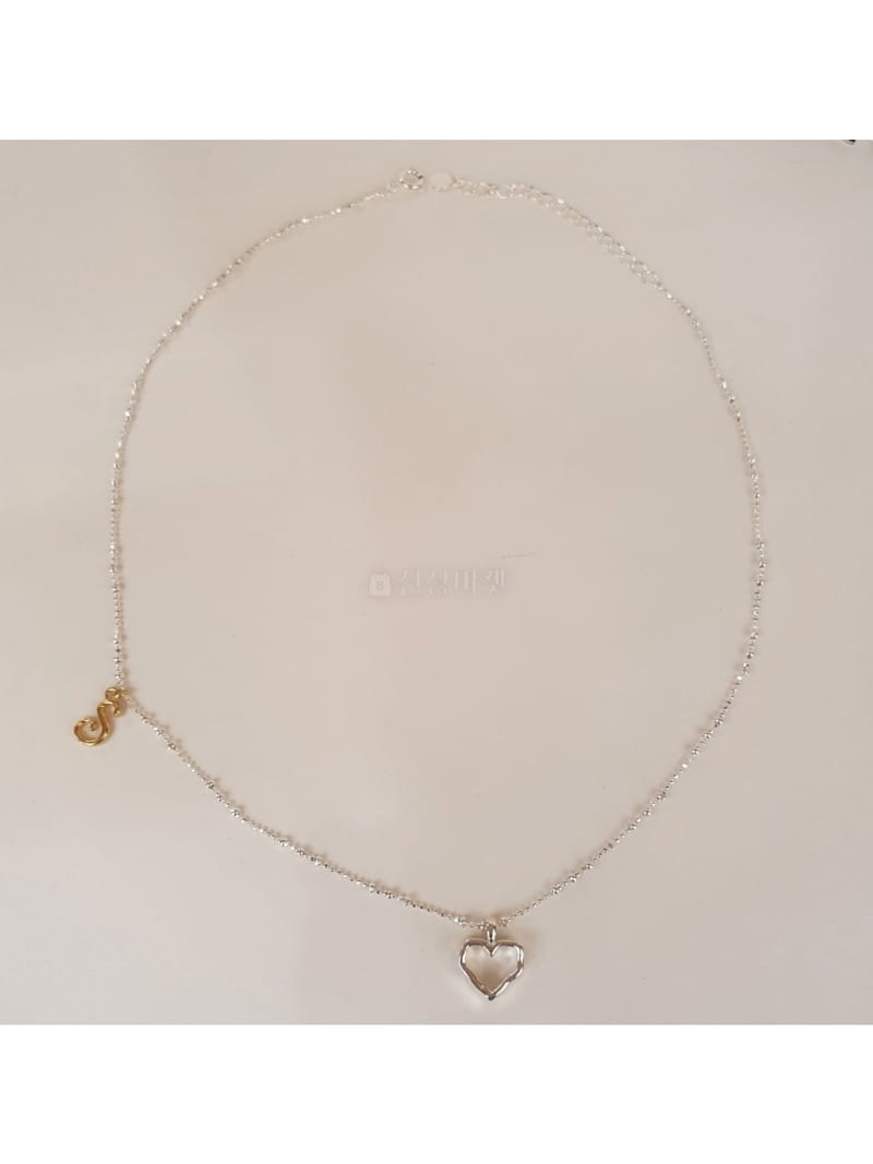 Cabinet - Korean Women Fashion - #womensfashion - Silver Heart Necklace - 2