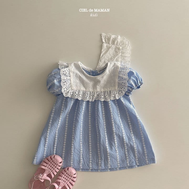 Ciel De Maman - Korean Children Fashion - #kidzfashiontrend - Daisy Collar One-piece