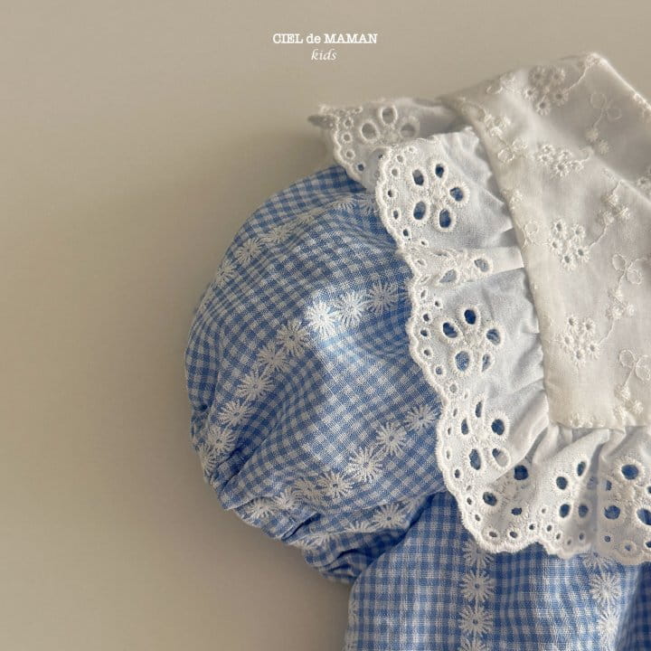Ciel De Maman - Korean Children Fashion - #littlefashionista - Daisy Collar One-piece - 4