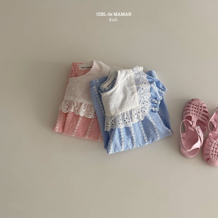 Ciel De Maman - Korean Children Fashion - #todddlerfashion - Daisy Collar One-piece - 7