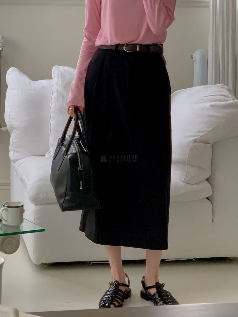 Comely - Korean Women Fashion - #momslook - Titan Skirt Belt Set - 3