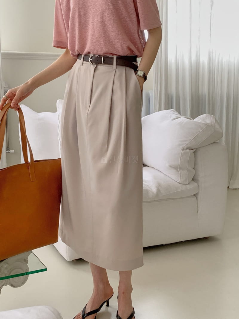 Comely - Korean Women Fashion - #momslook - Titan Skirt Belt Set - 9