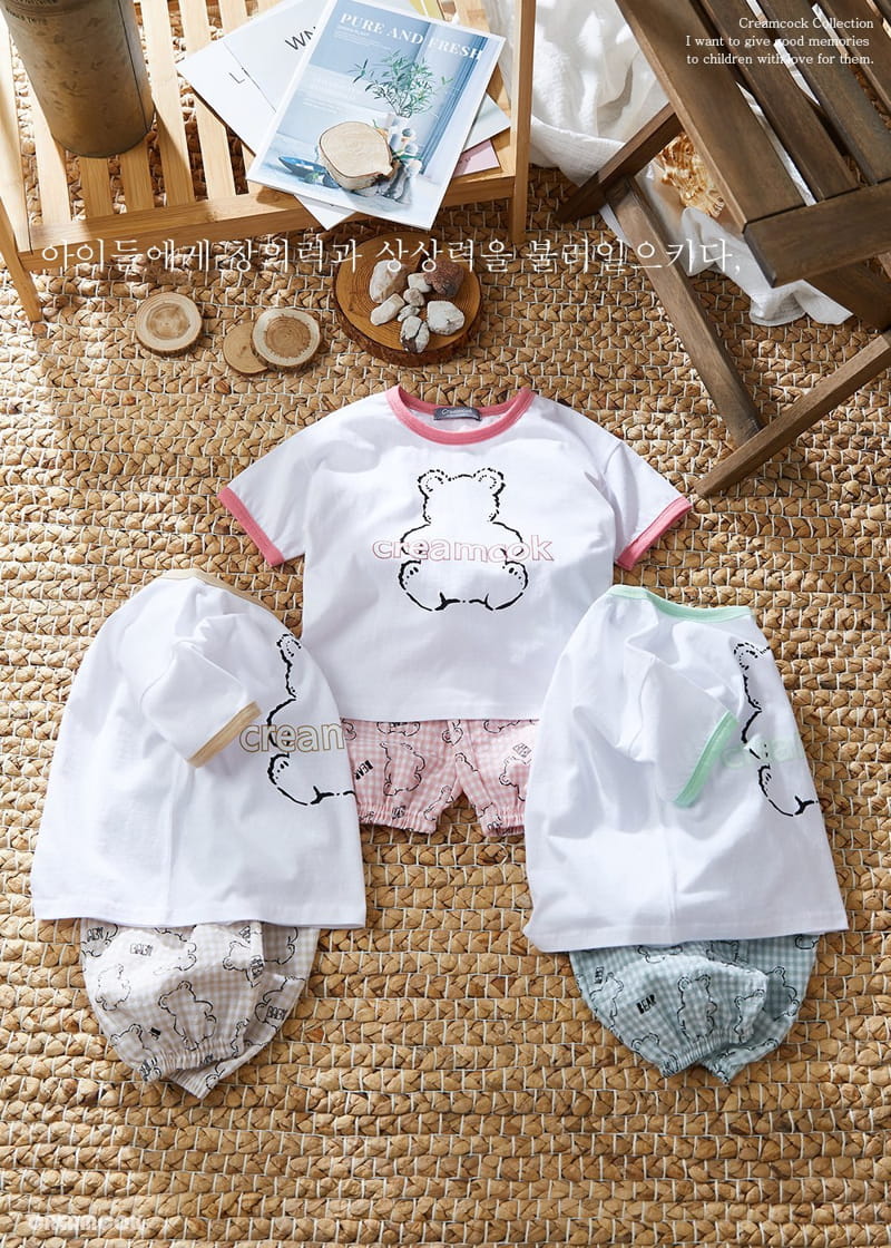Creamcok - Korean Children Fashion - #Kfashion4kids - Cok Bear Tee - 2