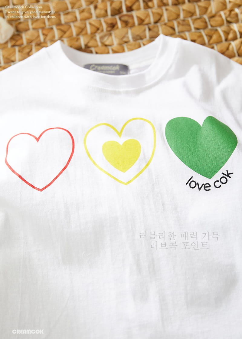 Creamcok - Korean Children Fashion - #childofig - Heart Signal Tee - 10