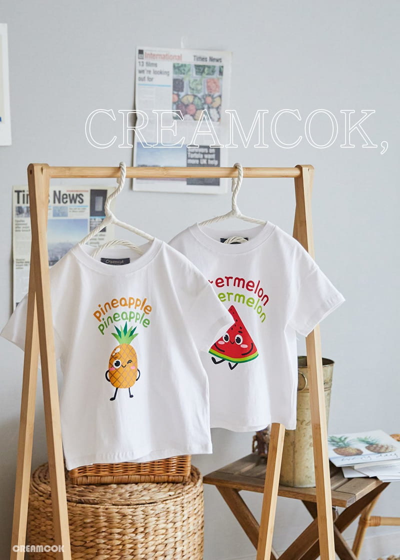 Creamcok - Korean Children Fashion - #childofig - Yam Yam Fruit Tee - 7