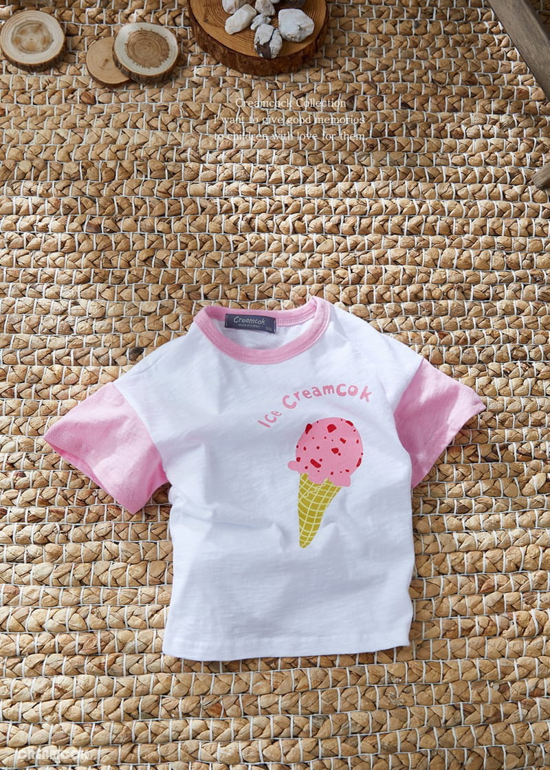 Creamcok - Korean Children Fashion - #childofig - Ice Cream Tee - 6