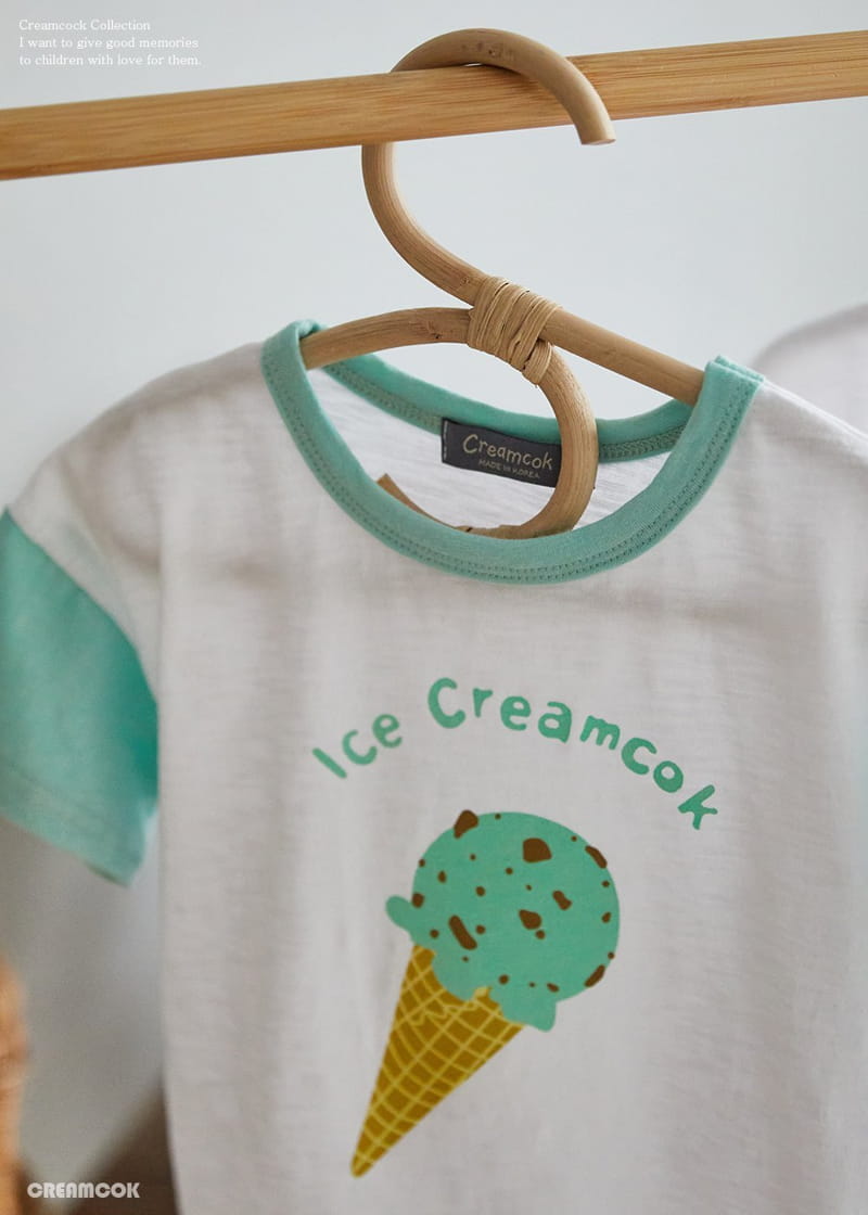Creamcok - Korean Children Fashion - #fashionkids - Ice Cream Tee - 10
