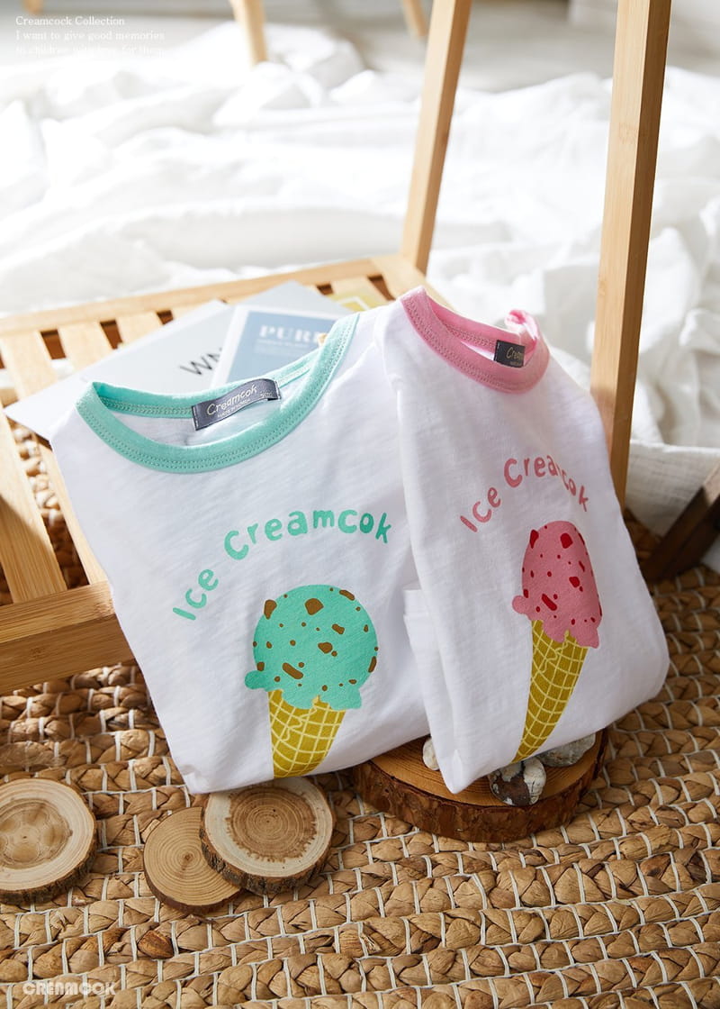 Creamcok - Korean Children Fashion - #littlefashionista - Ice Cream Tee