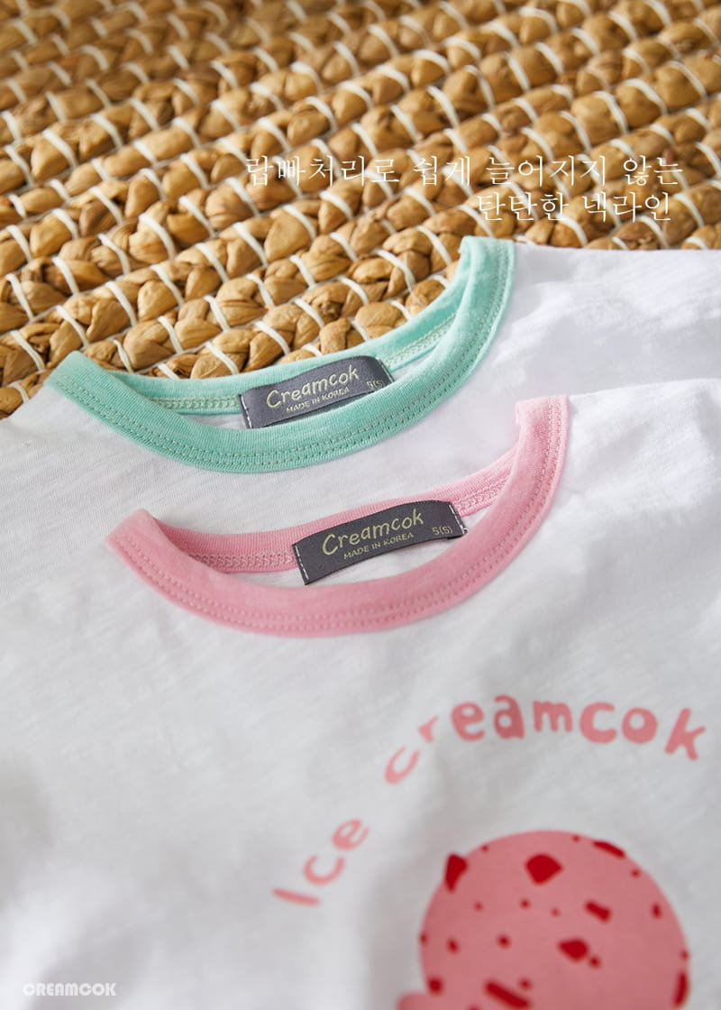 Creamcok - Korean Children Fashion - #minifashionista - Ice Cream Tee - 3