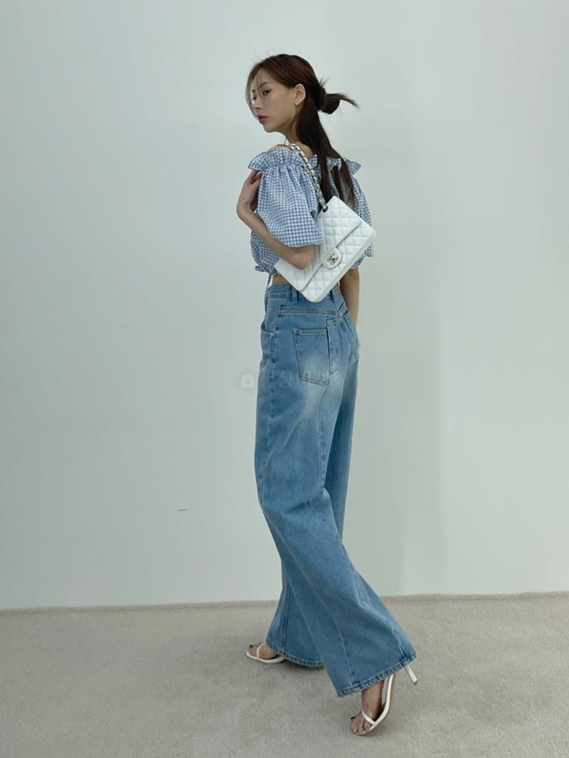 D2 - Korean Women Fashion - #womensfashion - Check Blouse - 4