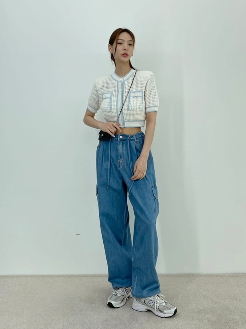 D2 - Korean Women Fashion - #momslook - Waffle Cardigan - 10