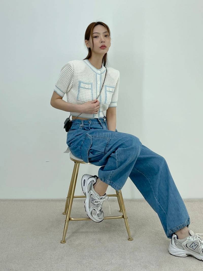 D2 - Korean Women Fashion - #momslook - Waffle Cardigan - 12