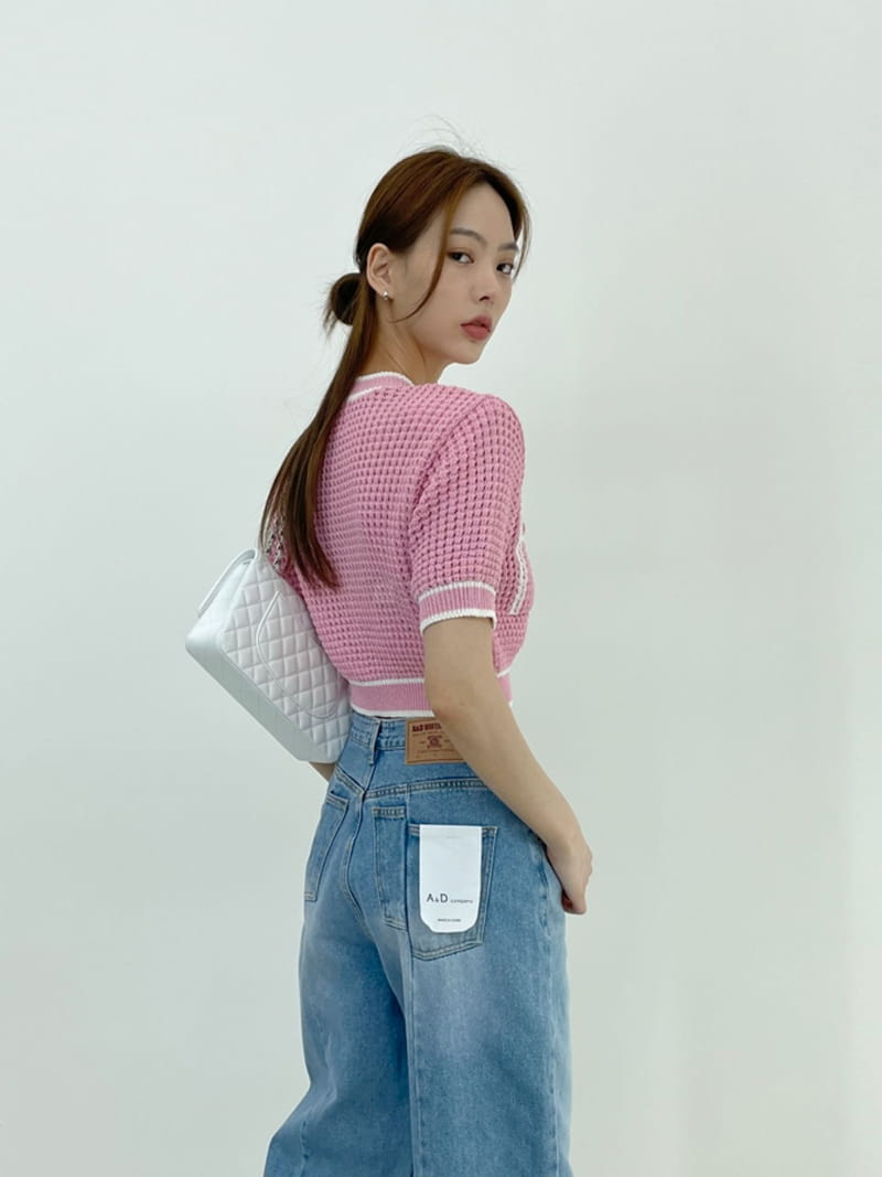 D2 - Korean Women Fashion - #momslook - Waffle Cardigan - 2