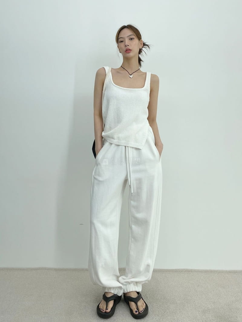 D2 - Korean Women Fashion - #momslook - Slit Knit Sleeveless - 12