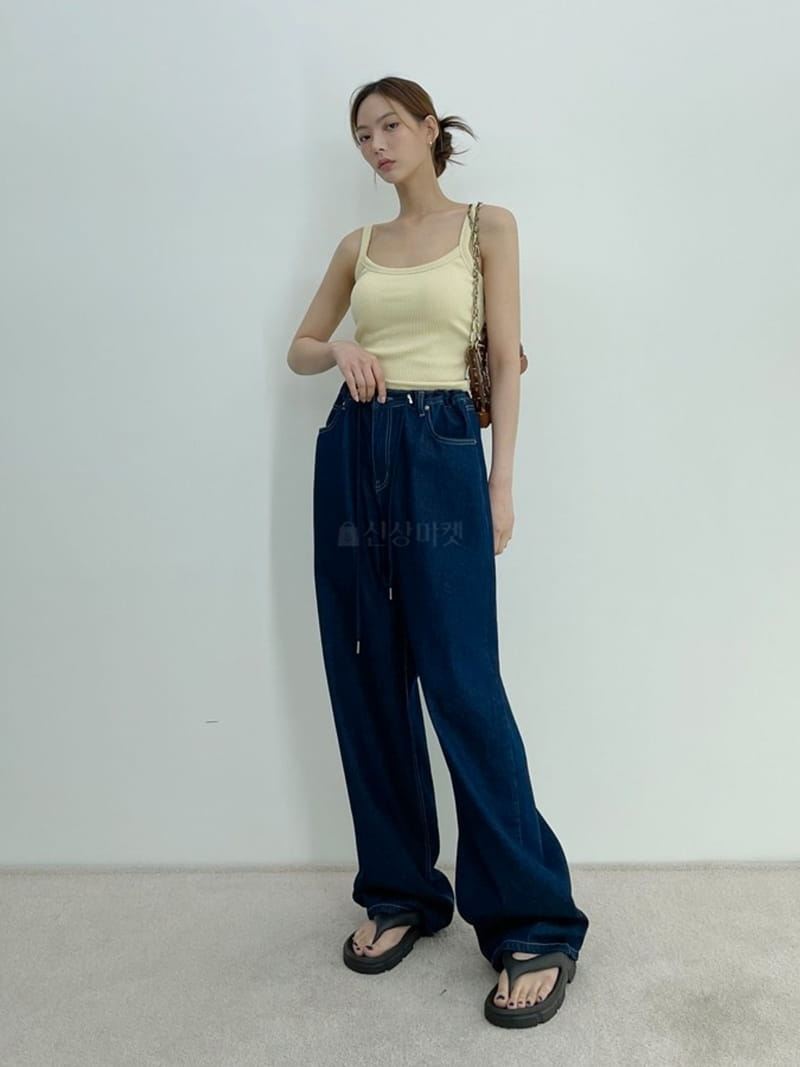D2 - Korean Women Fashion - #momslook - Boy String Jeans - 11