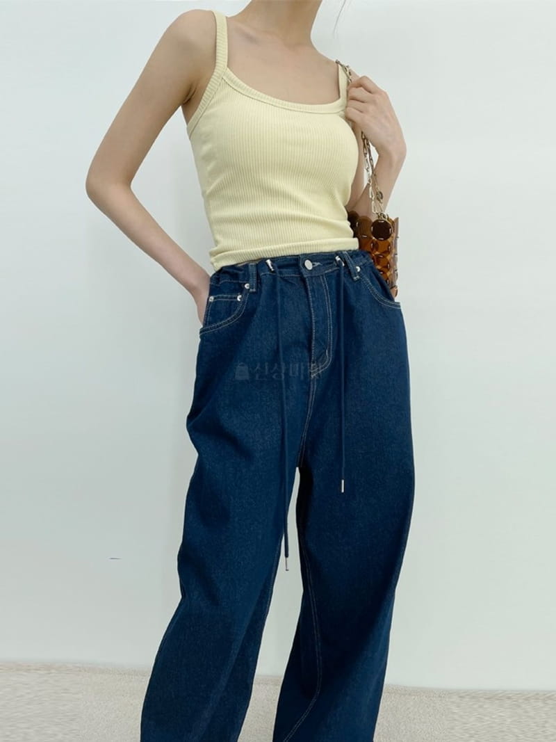 D2 - Korean Women Fashion - #momslook - Boy String Jeans - 9