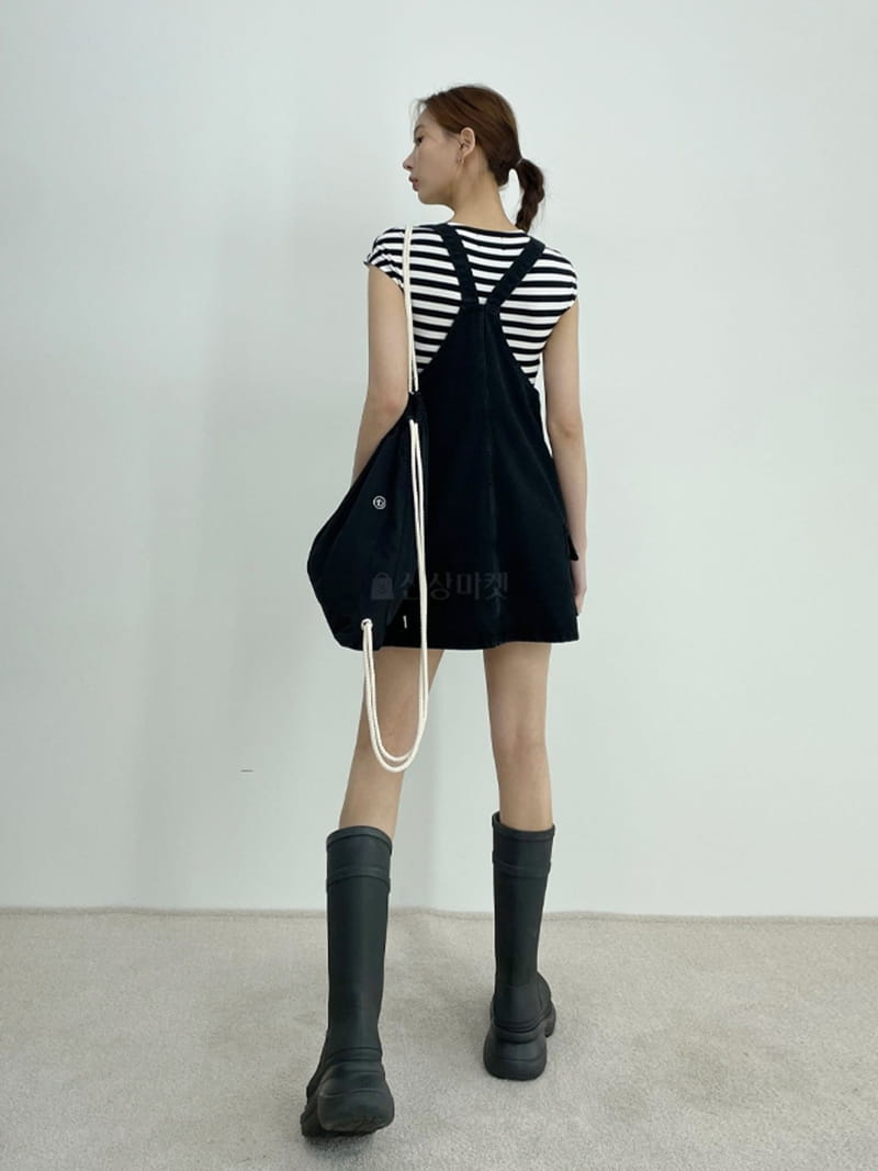 D2 - Korean Women Fashion - #momslook - Lil Cargo Dungarees One-piece - 2