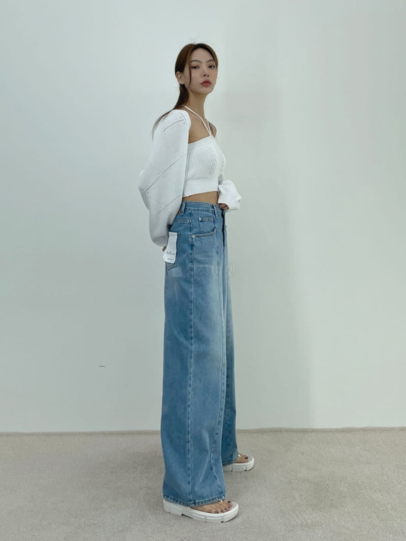 D2 - Korean Women Fashion - #womensfashion - Pocket Slit Jeans - 6