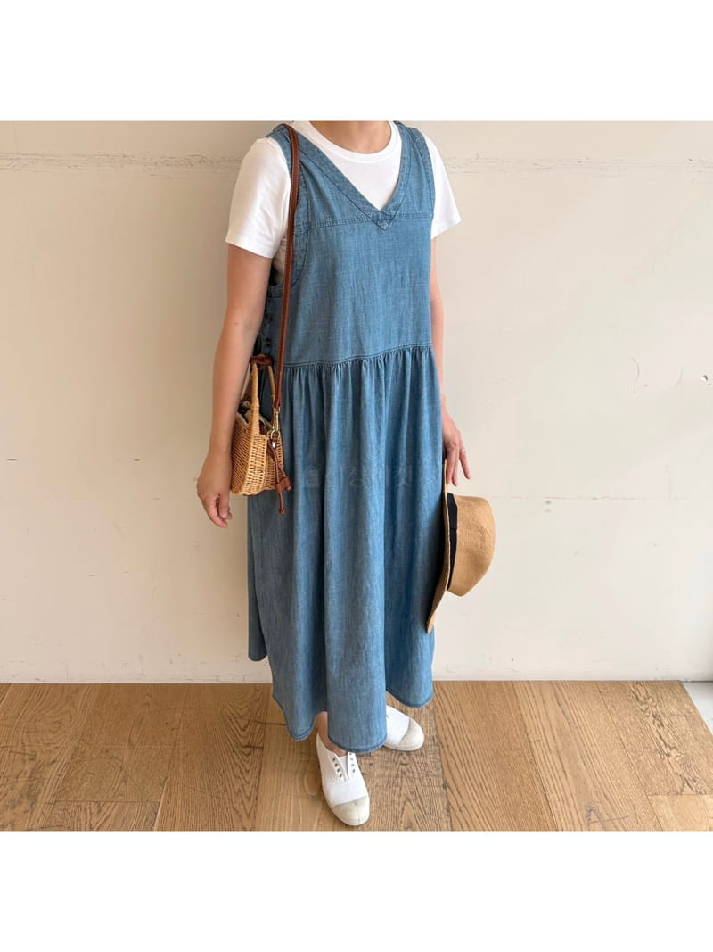 Deli Jenny - Korean Women Fashion - #shopsmall - 3560 Sleevewless One-piece - 4
