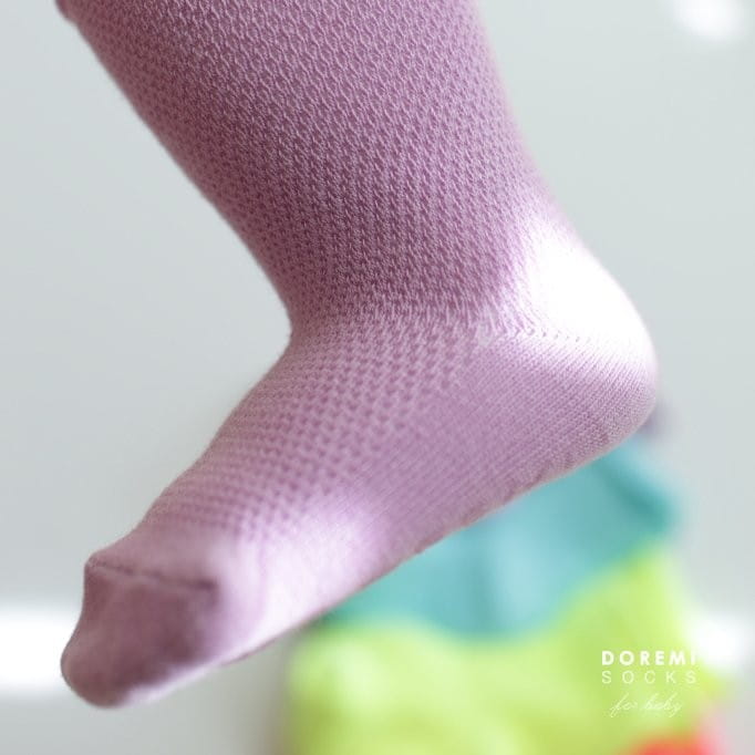 Doremi Socks - Korean Children Fashion - #designkidswear - Mesh Neon Socks Set - 12