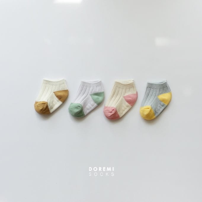 Doremi Socks - Korean Children Fashion - #kidsshorts - Ppuyo Socks Set - 2
