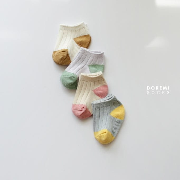 Doremi Socks - Korean Children Fashion - #kidsstore - Ppuyo Socks Set - 4