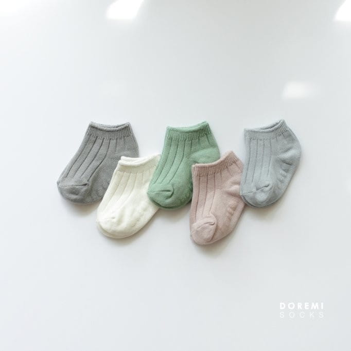 Doremi Socks - Korean Children Fashion - #kidzfashiontrend - Vnilla Socks Set - 3