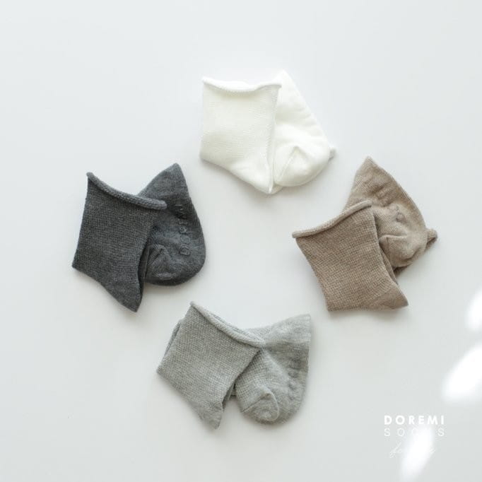 Doremi Socks - Korean Children Fashion - #Kfashion4kids - Mesh Socks Set - 4